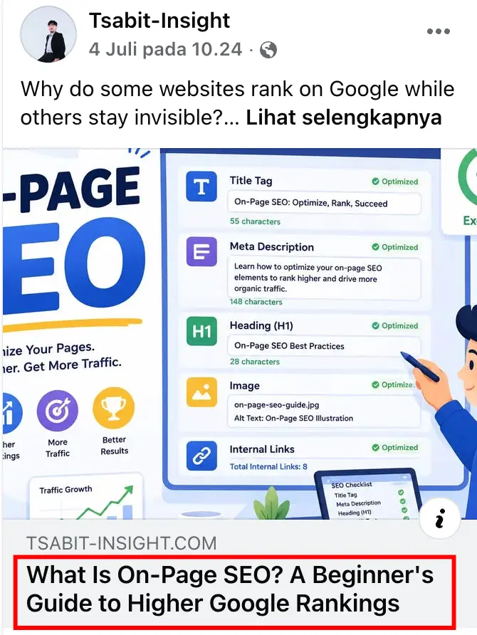 tittle tag in social share