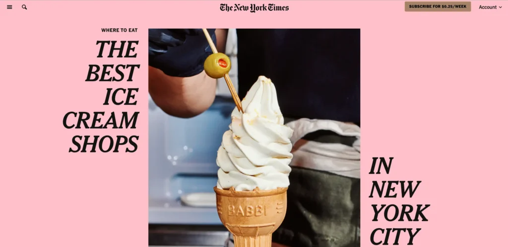 Digital PR Example from New York Times Digital PR Example from New York Times