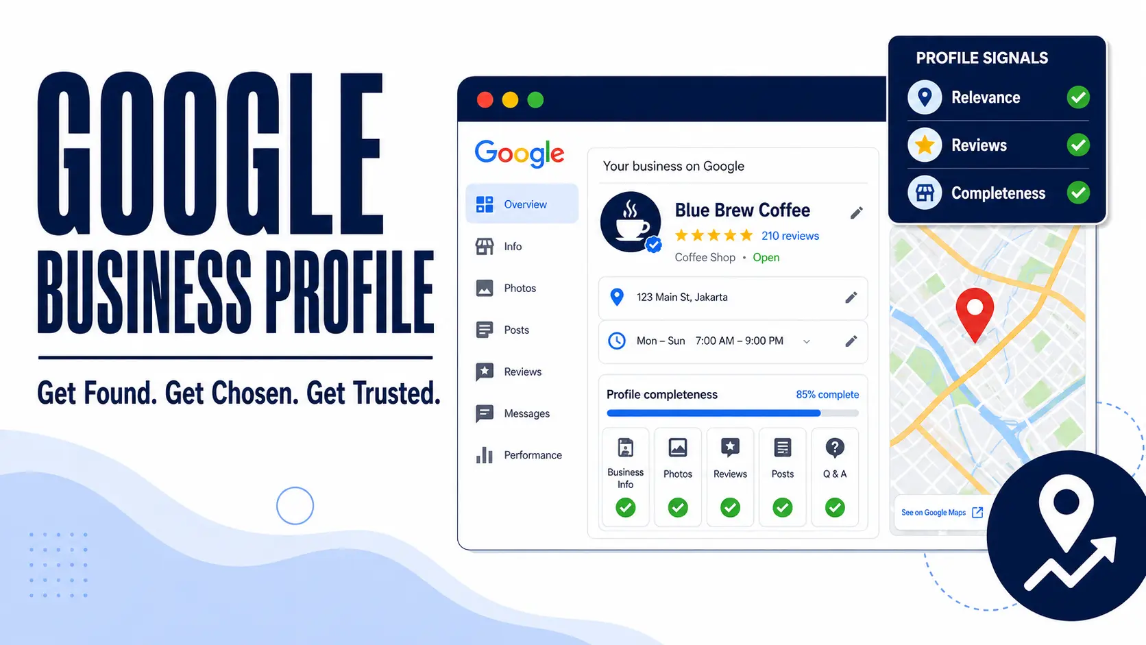 how to optimze google business profile