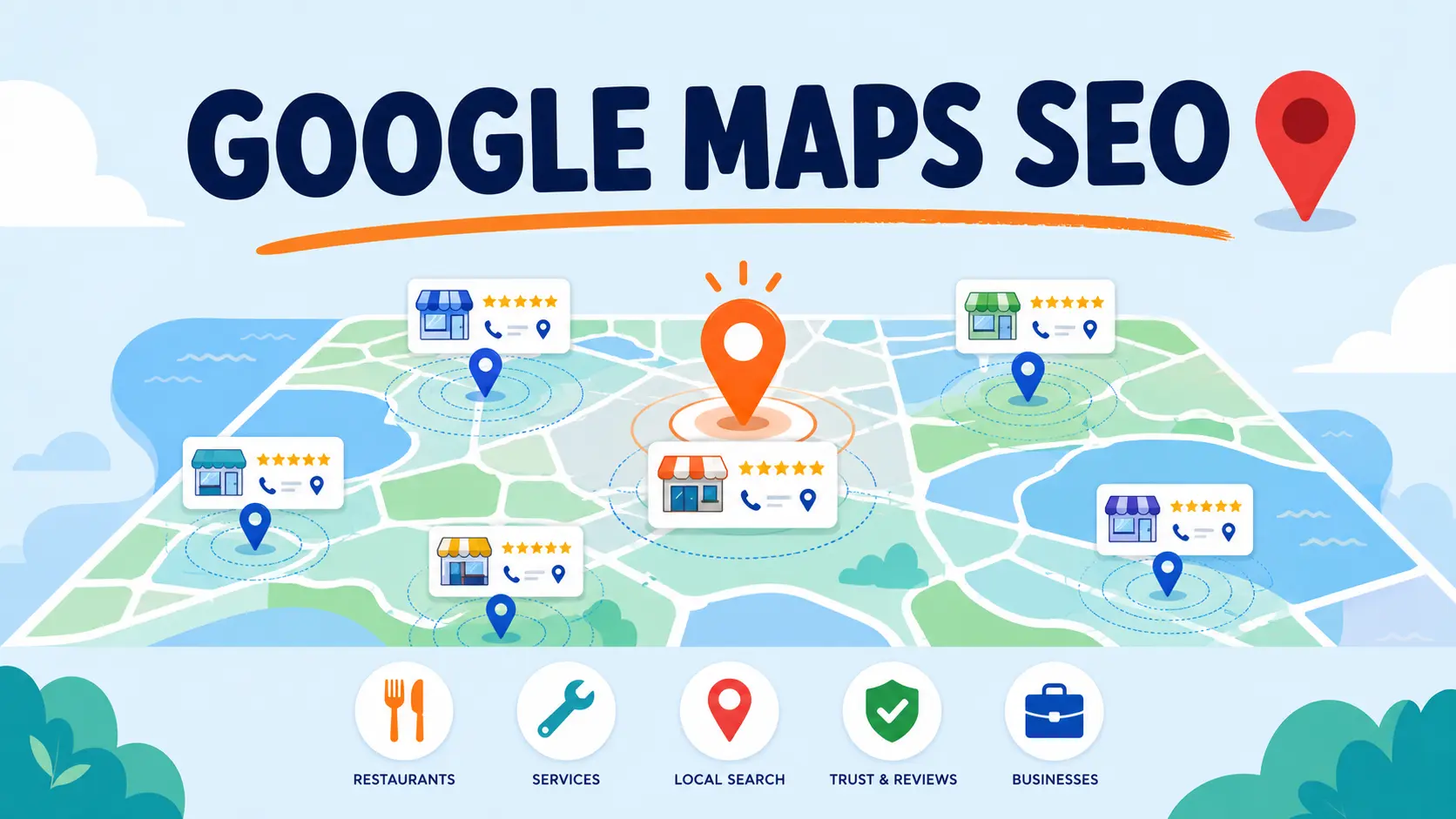 how to rank higher in google map seo