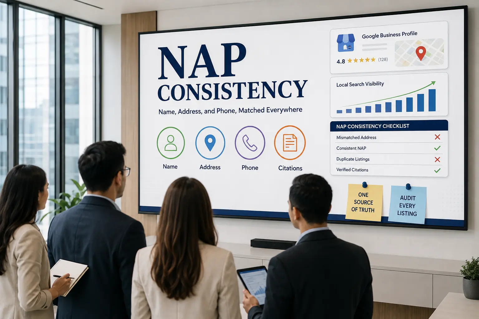 what is NAP consistency in local seo